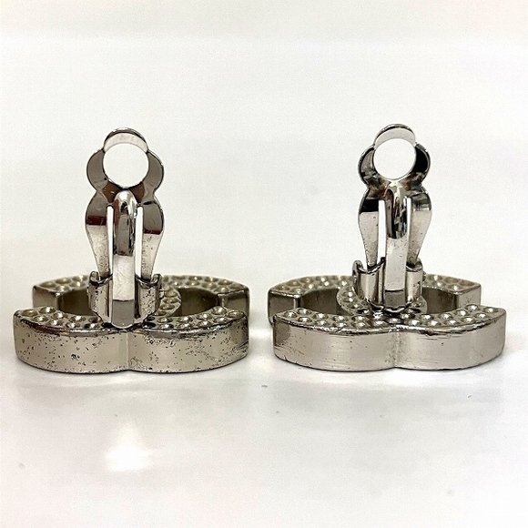 Chanel Chanel Coco Mark Metal Earrings Metal Earrings in Good Condition - Picture 5 of 9